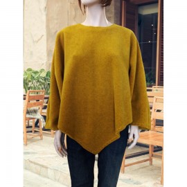 PULL PONCHO LAINE POLAIRE 100 % FABRIQUE EN FRANCE