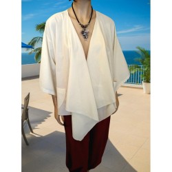 VESTE KIMONO COTON ETE 2025 100 % FABRIQUE EN FRANCE